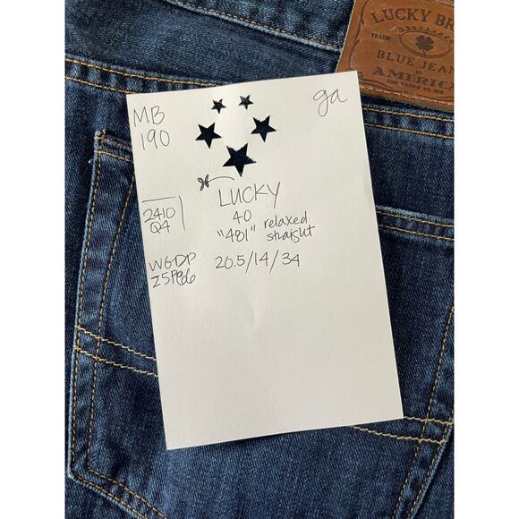 Lucky Brand Jeans Men's 40 481 Relaxed Straight - Picture 3 of 8